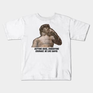 David by Michelangelo Kids T-Shirt